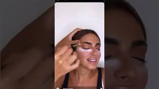 تتوريال ميكب لوك للعيون المبطنة سناب الآرتست💄: خلود بكر makeup tutorial