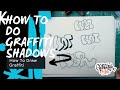 How to do graffiti shadows  drop down and 3d shadows tutorial 