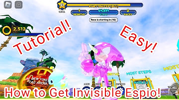 How to get Invisible Espio In Sonic Speed Simulator!!! [ NO LONGER WORKING ]