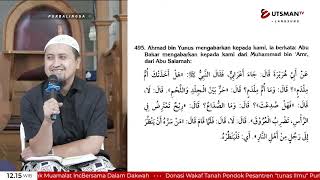 LIVE Kaffarah Bagi Orang Sakit | Hadits No.495 - Ustadz Abdullah Zaen, Lc. M.A.