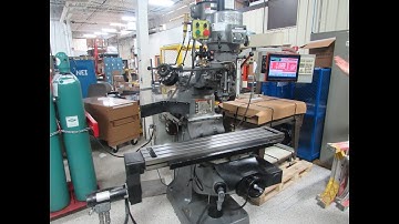 Bridgeport EZ Trak 2-Axis CNC Vertical Milling Machine with Kurt Power Drawbar and Collets