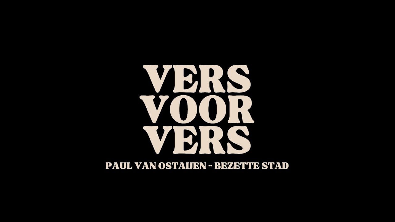 Bezette stad, Paul van Ostaijen | Nl PO - YouTube