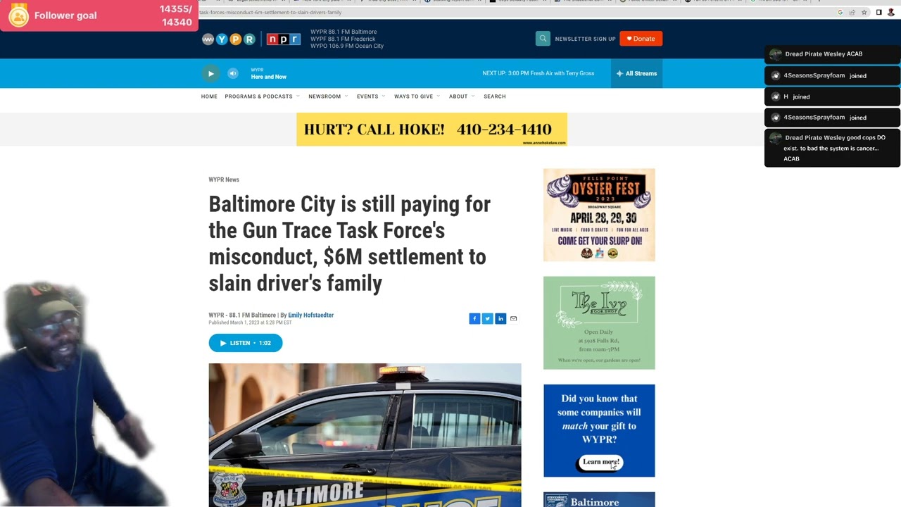 Baltimore Police and "Gun Trace Task Force" violated citizen's rights. #guntracetaskf