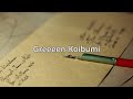 Greeeen-Love Letter(恋文) Lyric Video with English Translation
