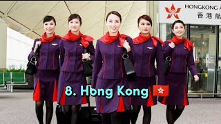 Top 20 Air Hostess uniform of different countries || Shivam Raaz