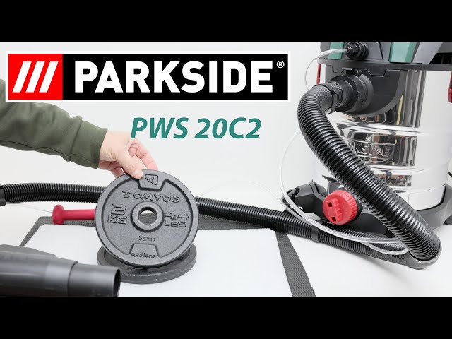 Parkside PWS 20 C2 Dry, wet YouTube cleaning injection-extraction vacuum cleaner. and 