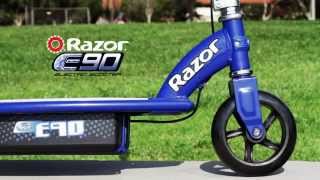 Электросамокат Razor E90. Электрический самокат для детей от 5 лет.(Фирменный магазин самокатов Razor: http://www.razor-russia.ru ○ Телефон для заказа и справок: +7(495)518-36-99 ○ ВКонтакте: http://vk.c..., 2014-12-01T12:39:41.000Z)