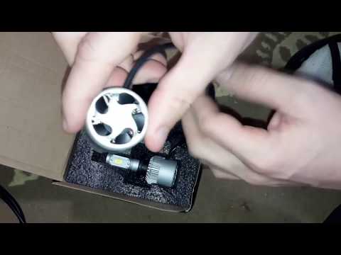 LED лампы головного света. H7 Ford Focus 2. LED head lamp