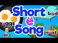 Short e song  phonics song  vowel letter e  how to pronounce