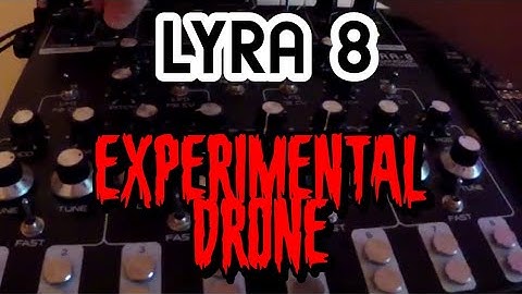 experimental analog noise drone synth demo No talk / soma labs lyra8 demo