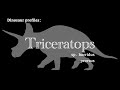 Dinosaur Profile Triceratops