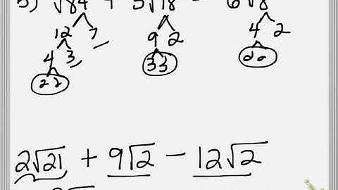 D6 7 3a Adding and Subtracting Binomial Radical Expressions Part 2