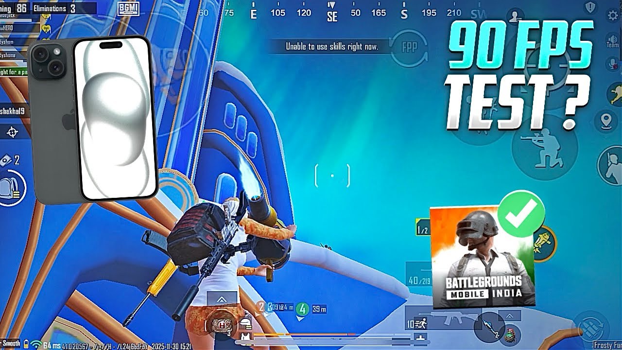 iPhone 15 BGMI 4.1 Update Test | iPhone 15 Worth in 2025 | iPhone 15 Gaming Review And Gameplay