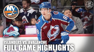 New York Islanders vs. Colorado Avalanche | Full Game Highlights | ESPN NHL