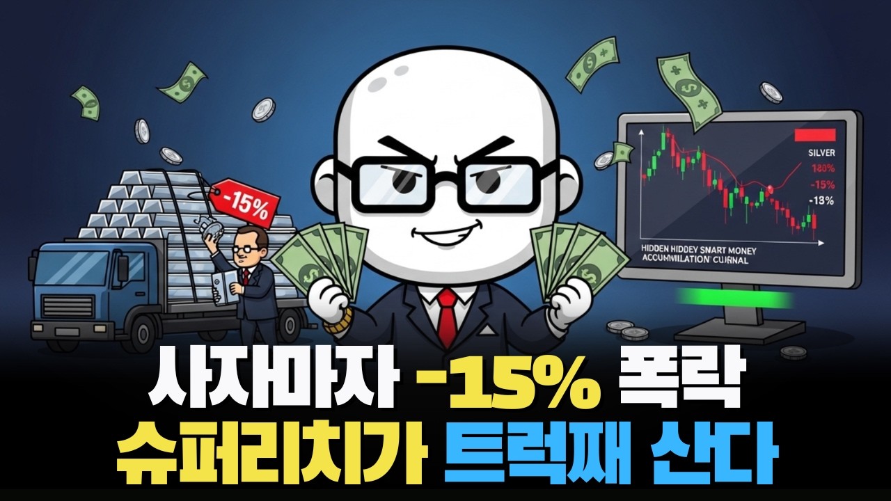 사자마자 -15%ㄷㄷ.. 그래도 강남 슈퍼리치가 트럭으로 은바를 사는 숨겨진 이유