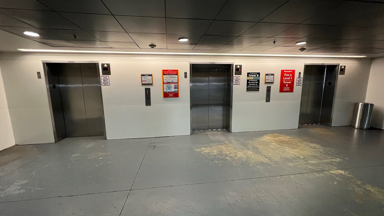 KONE Glass Elevator At The BWI Marshall Airport Parking Deck (Tower B