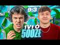 WIDZ RZUCIŁ MI WYZWANIE 1VS1 O 500ZŁ!