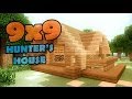 Minecraft 9x9 house - дом охотника.