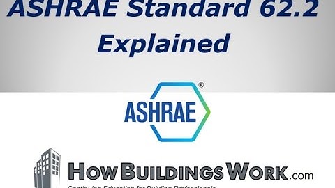 ASHRAE 62.2 - Lesson #1 - Intro