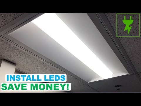 Video: LED troffer nima?