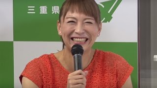 三重県出身、小椋久美子・足立梨花・チャンカワイが登場！PV撮影秘話語る！「三重県 新プロモーション発表会」1　#Kumiko Ogura　#Rika Adachi