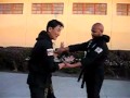 Chosun ninja  defense against two hand grabs
