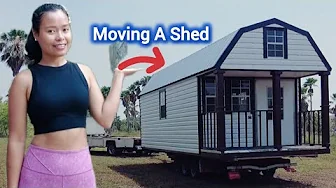 DIY Moving A 10x 26 Shed With A Trailer