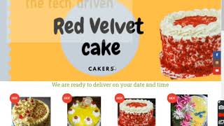 Online Cakes Ordering Ecommerce Website