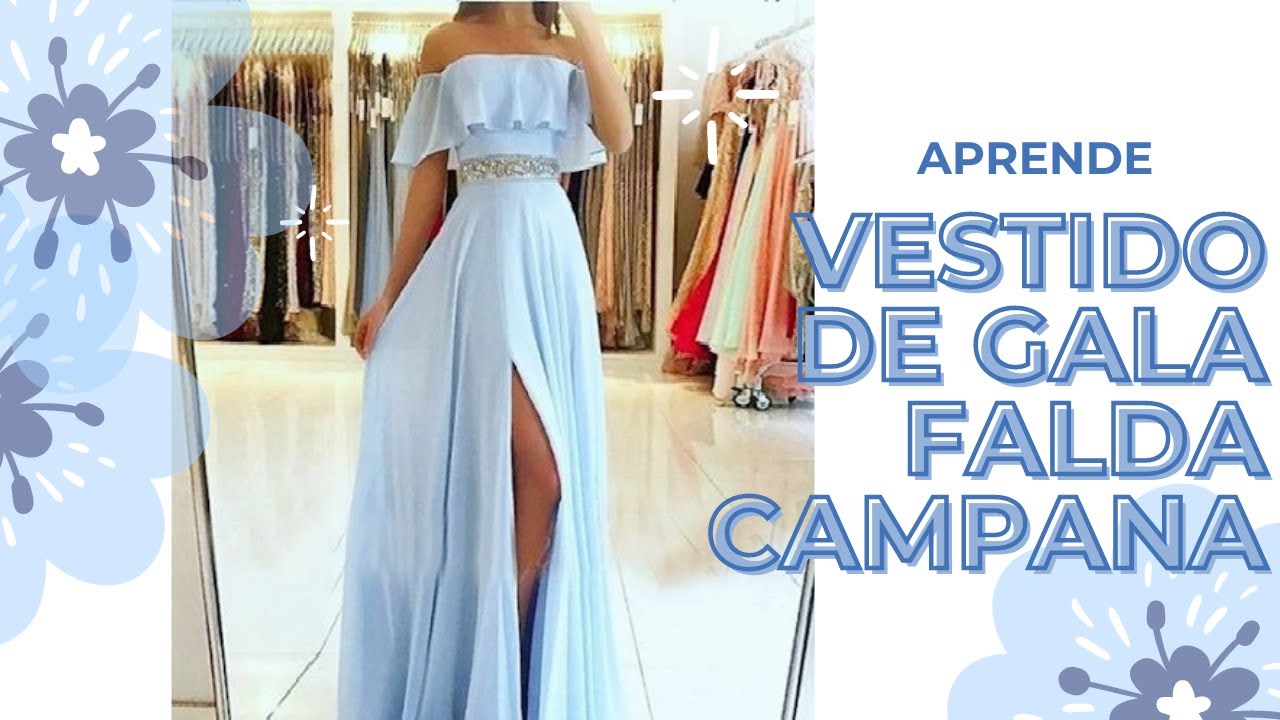 PASO A DE VESTIDO DE GALA / CURSO DE COSTURA GRATIS YouTube