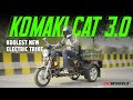 Komaki cat 30 launched  coolest new electric trike  zigwheels