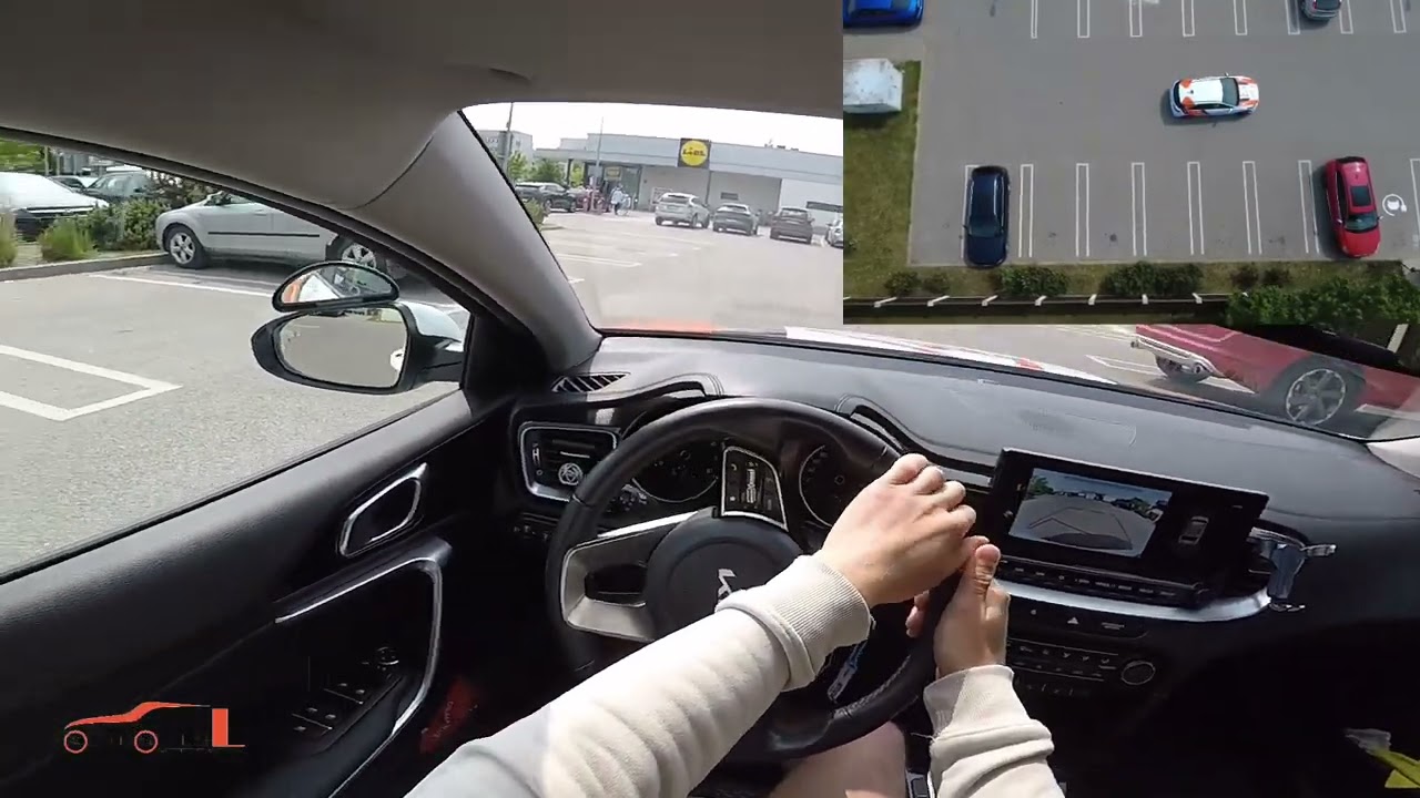 Iebraukšana stāvvietā perpendikulāri brauktuves malai