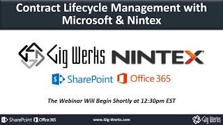 Contract Lifecycle Management with Microsoft & Nintex