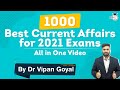 1000 Best Current Affairs for 2021 exams in 1 video, Current Affairs 2020 in Hindi by Dr Vipan Goyal