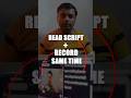 Record &amp; Read Script Simultaneously with Elegant Teleprompter App &ndash; Best for Video Editors! #shorts