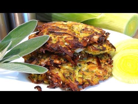 Gemüse Kräuter Rösti / Einfach Und Vegetarisch / Rezept Video
