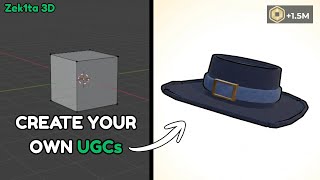 HOW TO CREATE YOUR OWN UGC on ROBLOX (BLENDER + SUBSTANCE PAINTER)