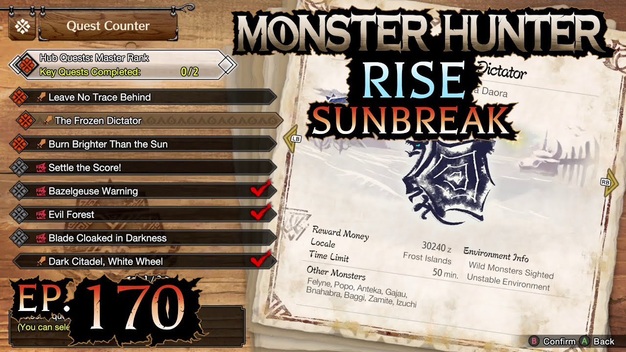Monster Hunter Rise LP - Part 170 - Kushala Daora