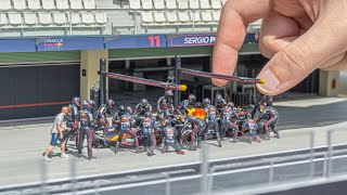 Recreating the F1 "Abu Dhabi GP" Red Bull Racing Pit Stop in 1/64 Scale Diorama(Creality Ender-3 V3)