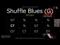 Blues shuffle in g  backing track