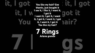 7 Rings (LYRICS)