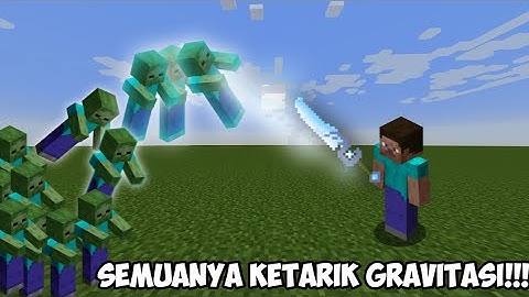 11 COMMAND BLOCK PEDANG GRAVITASI CANGGIH‼️ Cara Membuat GRAVITY SWORD