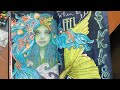 Art Journal with Me: Mixed Media Play - Mermaid Layout