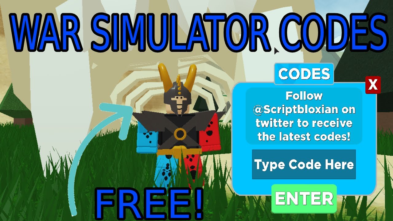 ROBLOX WAR SIMULATOR CODES YouTube