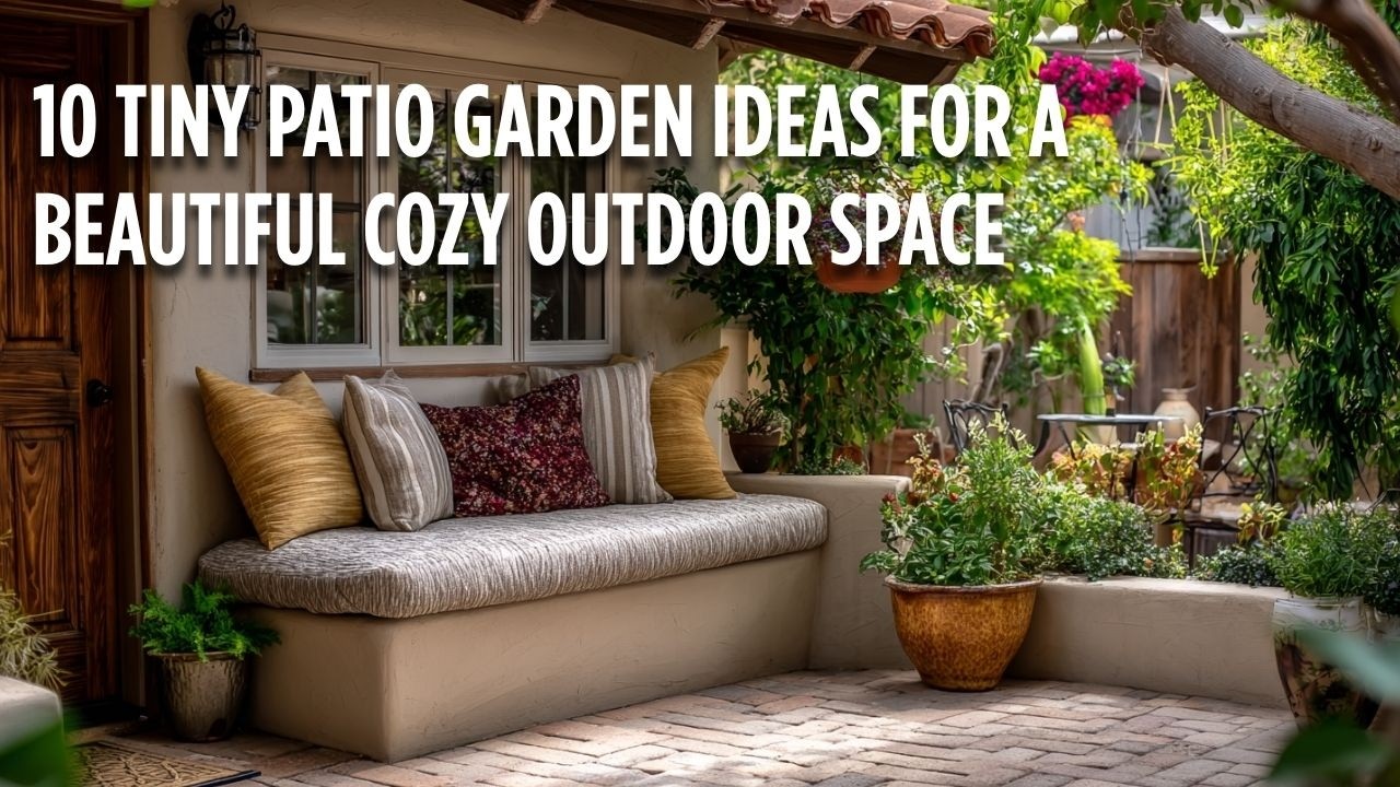 10 Tiny Patio Garden Ideas That Make Small Spaces Feel Cozy and ...