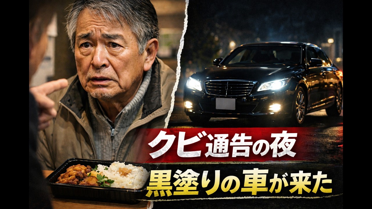 「お前はクビだ！」廃棄弁当を渡した70歳店員の老後に現れた黒塗りの高級車の正体