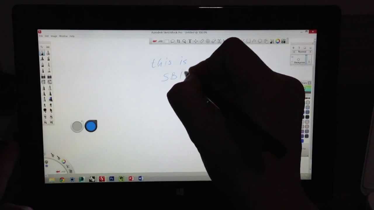 Sketchbook pro 6.2 (pinch & zoom features are working) on MS Surface Pro -  YouTube