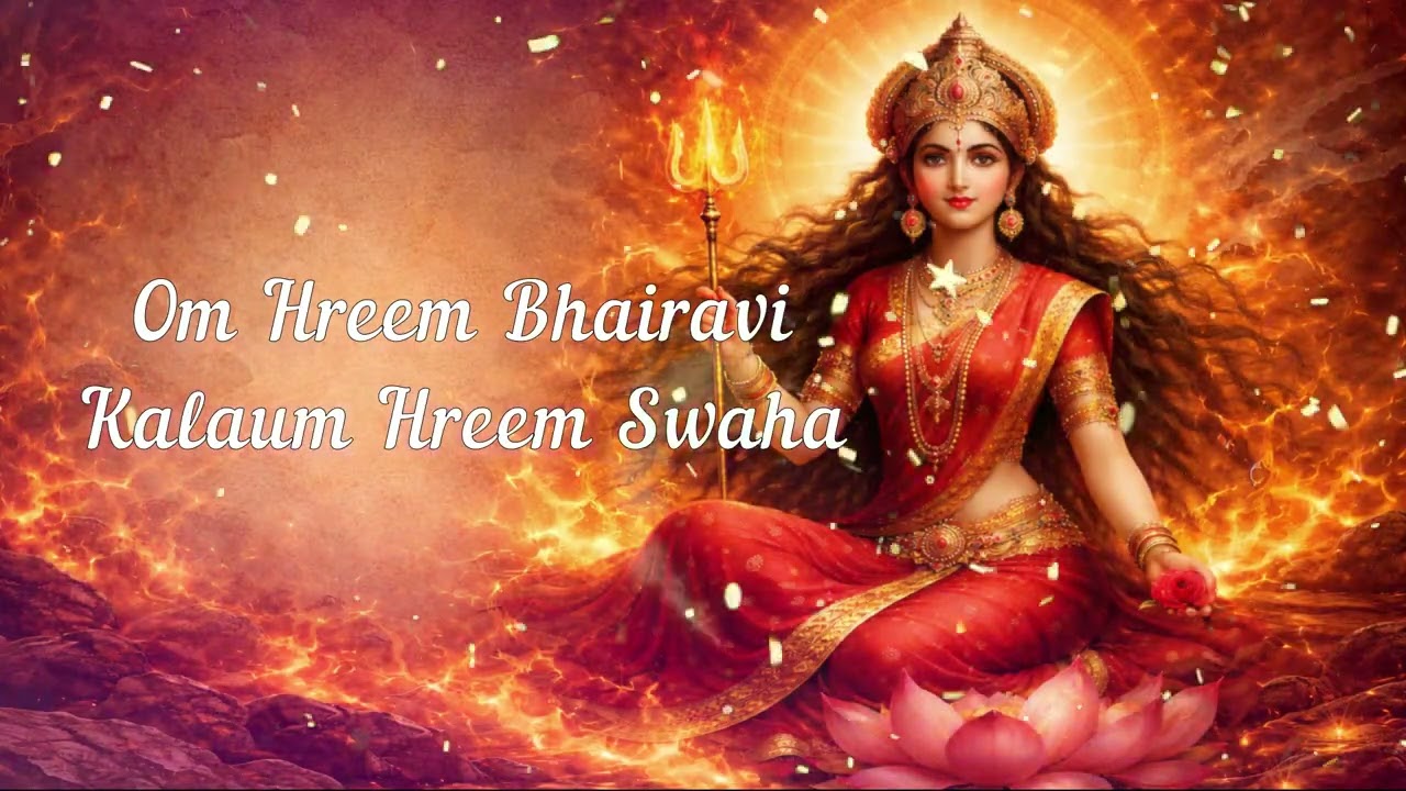 🌺Power of Shakti, Protection & Deep Transformation | Sacred Meditation 🕉️ Bhairavi Mantra 🔥