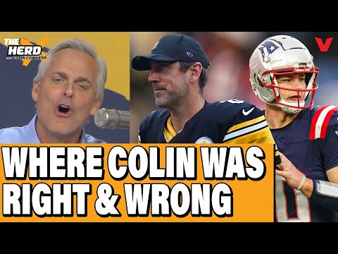 What Colin Cowherd got RIGHT & WRONG: Baker Mayfield, Aaron Rodgers, Drake Maye, Dolphins | THE HERD