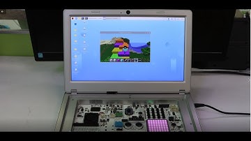 #CrowPi2 projects - Lighting RGB matrix while play Minecraft via Raspberry Pi