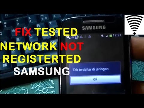 SAMSUNG JARINGAN TIDAK TERDAFTAR NETWORK NOT REGISRTEDED